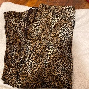 Cheetah print pj bottoms